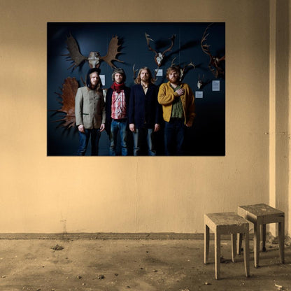Phoenix Alternative Rock Band Music Wall Art Print Poster