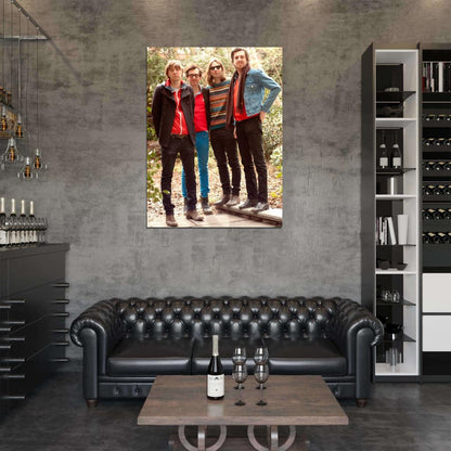 Phoenix Alternative Rock Band Music Wall Art Print Poster