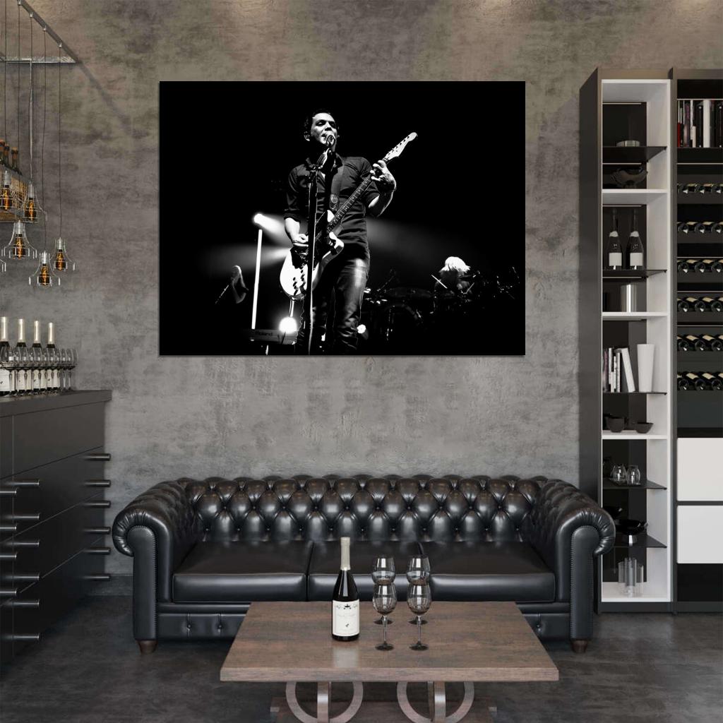 Placebo Rock Band Group Music BW Wall Art Print Poster