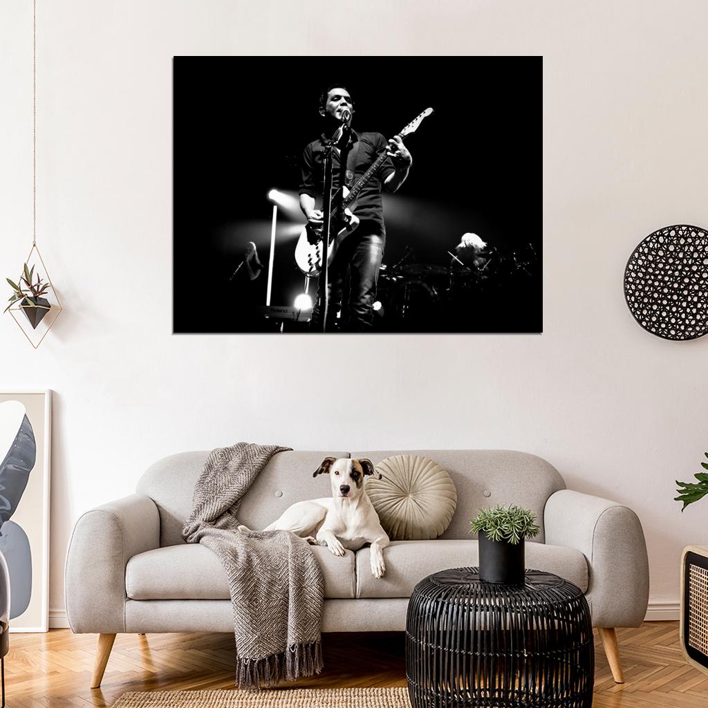 Placebo Rock Band Group Music BW Wall Art Print Poster