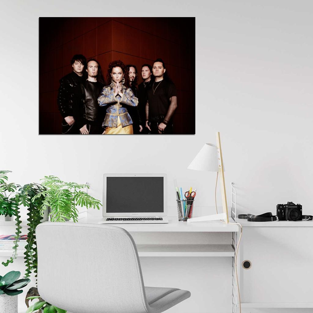 Amberian Dawn Metal Rock Band Music Wall Art Print Poster
