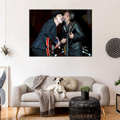 The Libertines Pete Doherty Carl Barat Indie Rock Band Group Music Wall Art Print Poster