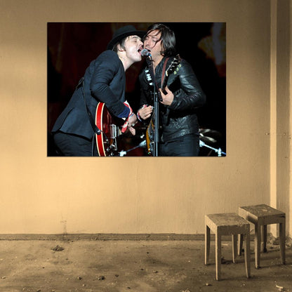 The Libertines Pete Doherty Carl Barat Indie Rock Band Group Music Wall Art Print Poster
