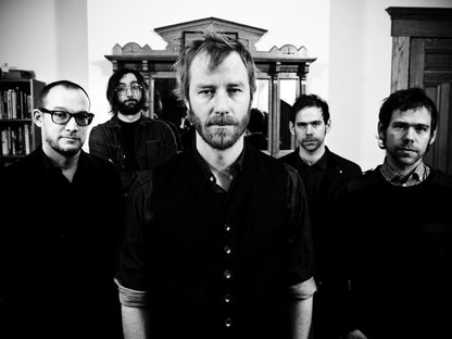 The National Indie Rock Band Music BW Wall Art Print Poster