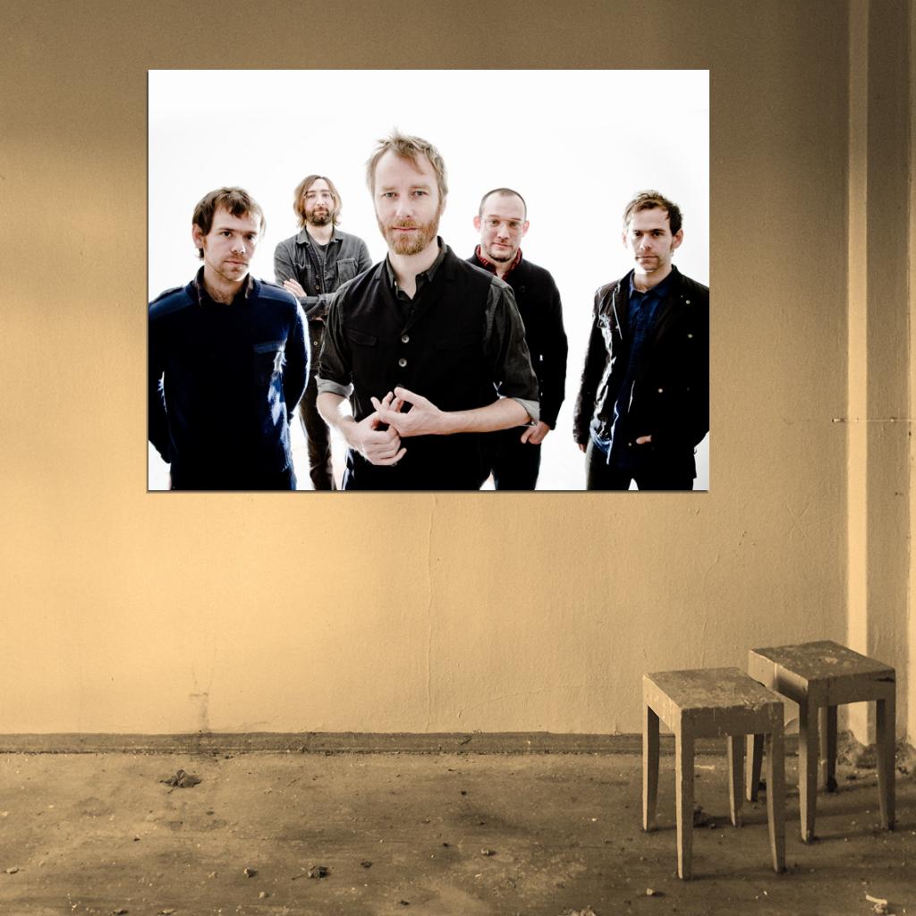 The National Indie Rock Band Music Group Wall Art Print Poster