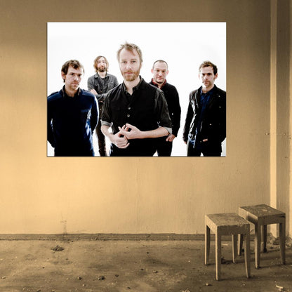 The National Indie Rock Band Music Group Wall Art Print Poster
