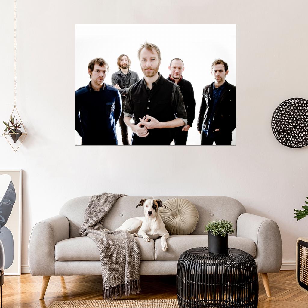 The National Indie Rock Band Music Group Wall Art Print Poster