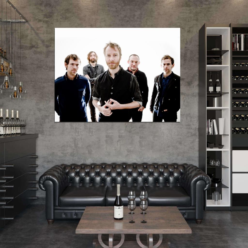 The National Indie Rock Band Music Group Wall Art Print Poster