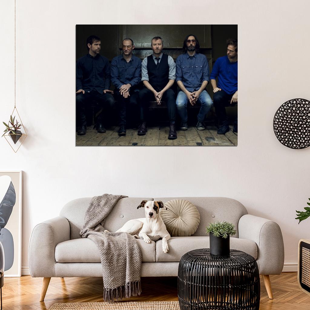 The National Indie Rock Band Music Group Wall Art Print Poster