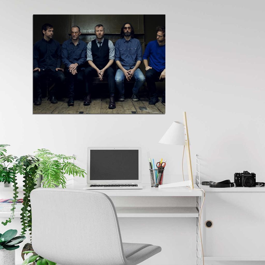 The National Indie Rock Band Music Group Wall Art Print Poster