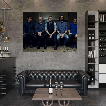 The National Indie Rock Band Music Group Wall Art Print Poster
