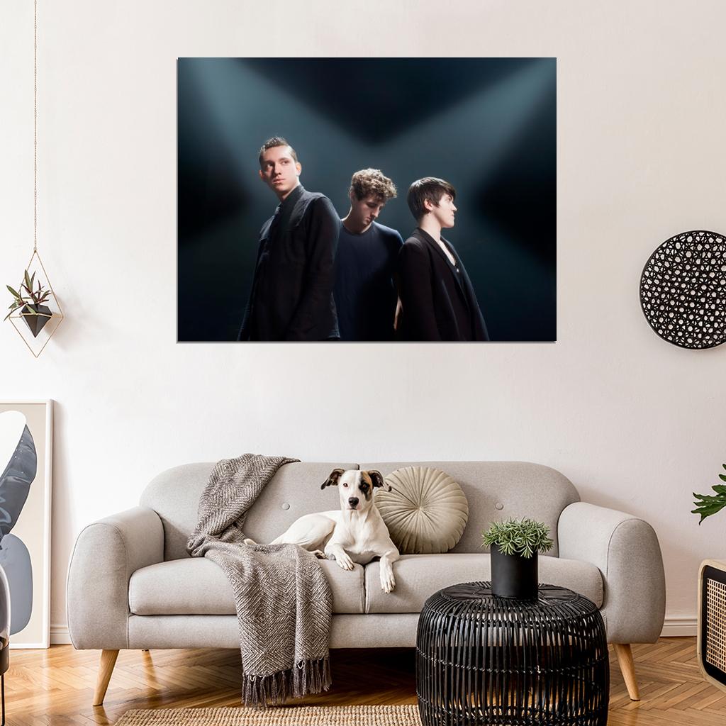 The xx Indie Pop Band Music Group Wall Art Print Poster