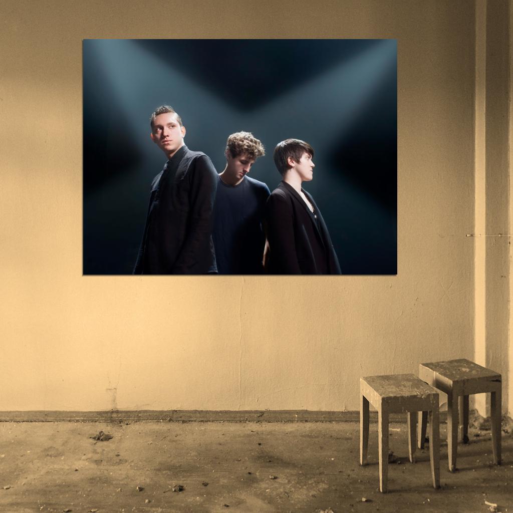 The xx Indie Pop Band Music Group Wall Art Print Poster