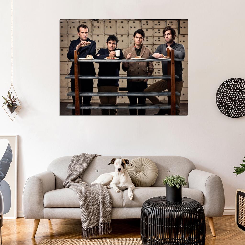 Vampire Weekend Indie Rock Pop Band Group Music Wall Art Print Poster