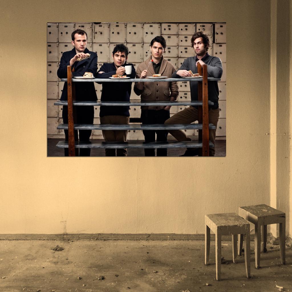 Vampire Weekend Indie Rock Pop Band Group Music Wall Art Print Poster
