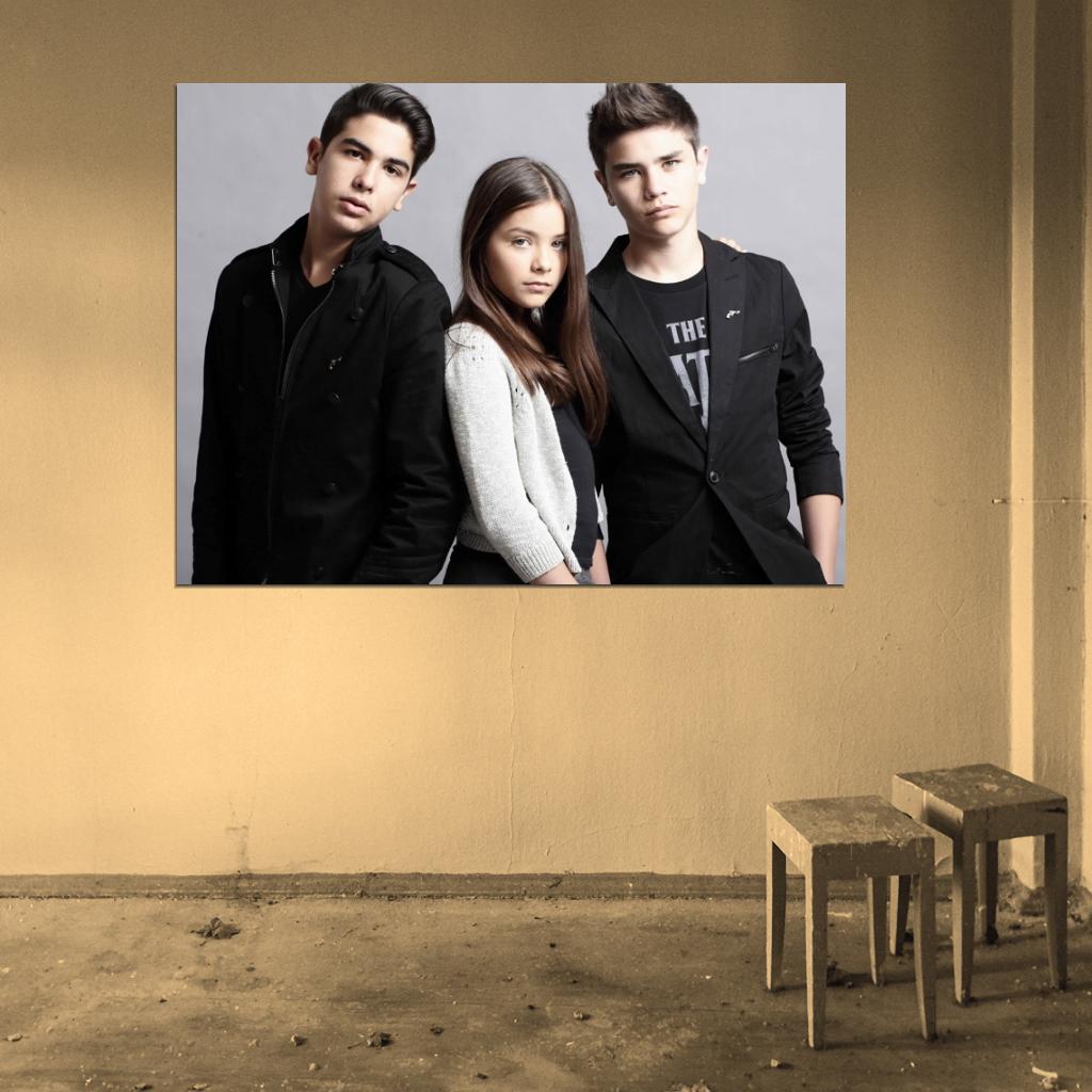 Vazquez Sounds Pop Rock Trio Group Music Wall Art Print Poster