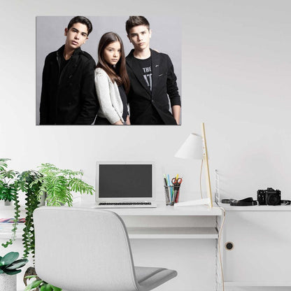 Vazquez Sounds Pop Rock Trio Group Music Wall Art Print Poster
