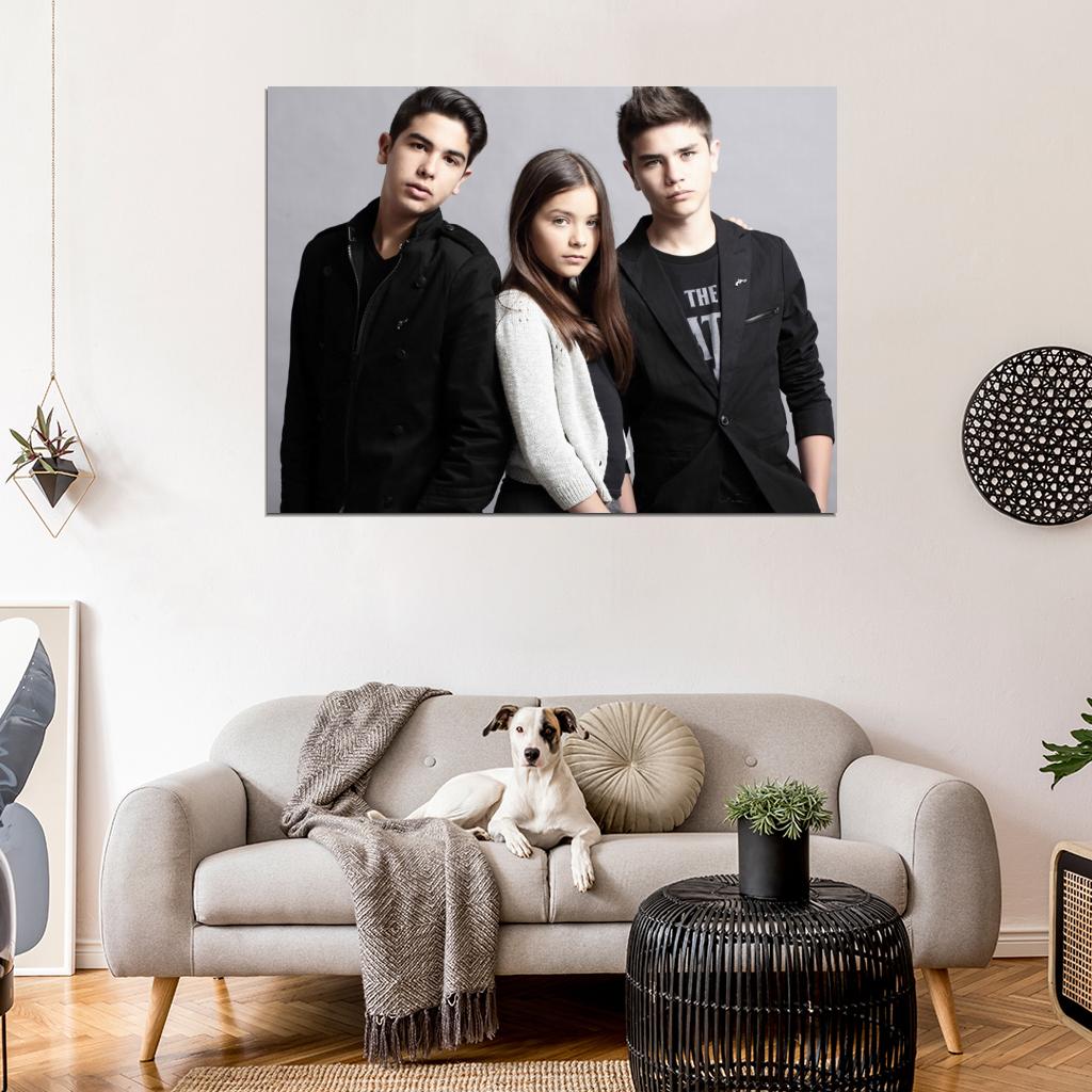 Vazquez Sounds Pop Rock Trio Group Music Wall Art Print Poster