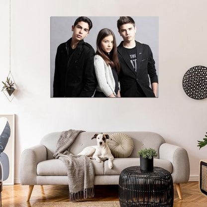 Vazquez Sounds Pop Rock Trio Group Music Wall Art Print Poster