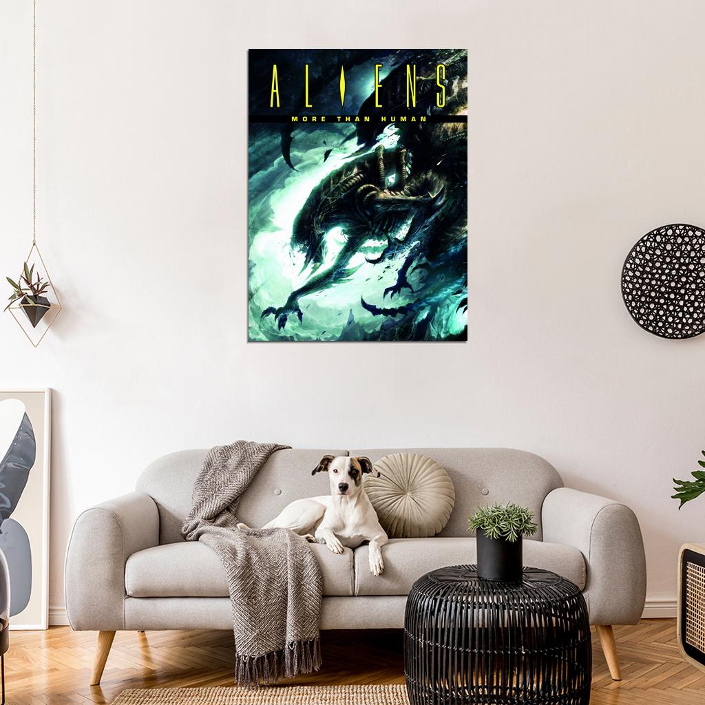 Aliens Xenomorph Creepy Creatures Art Wall Art Print Poster