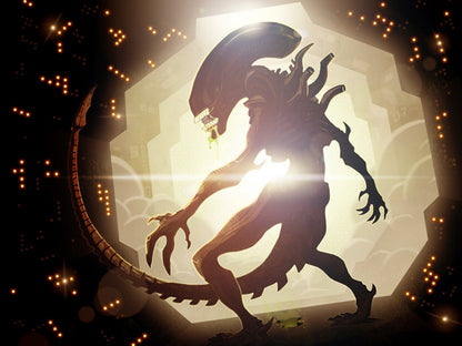 Aliens Xenomorph Awesome Movie Sci-Fi Art Wall Art Print Poster