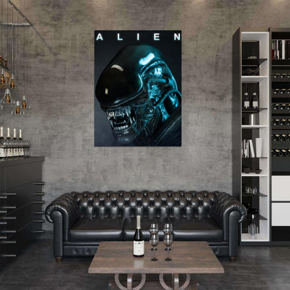 Alien Xenomorph Awesome Sci-Fi Movie Art Wall Art Print Poster