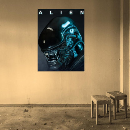 Alien Xenomorph Awesome Sci-Fi Movie Art Wall Art Print Poster