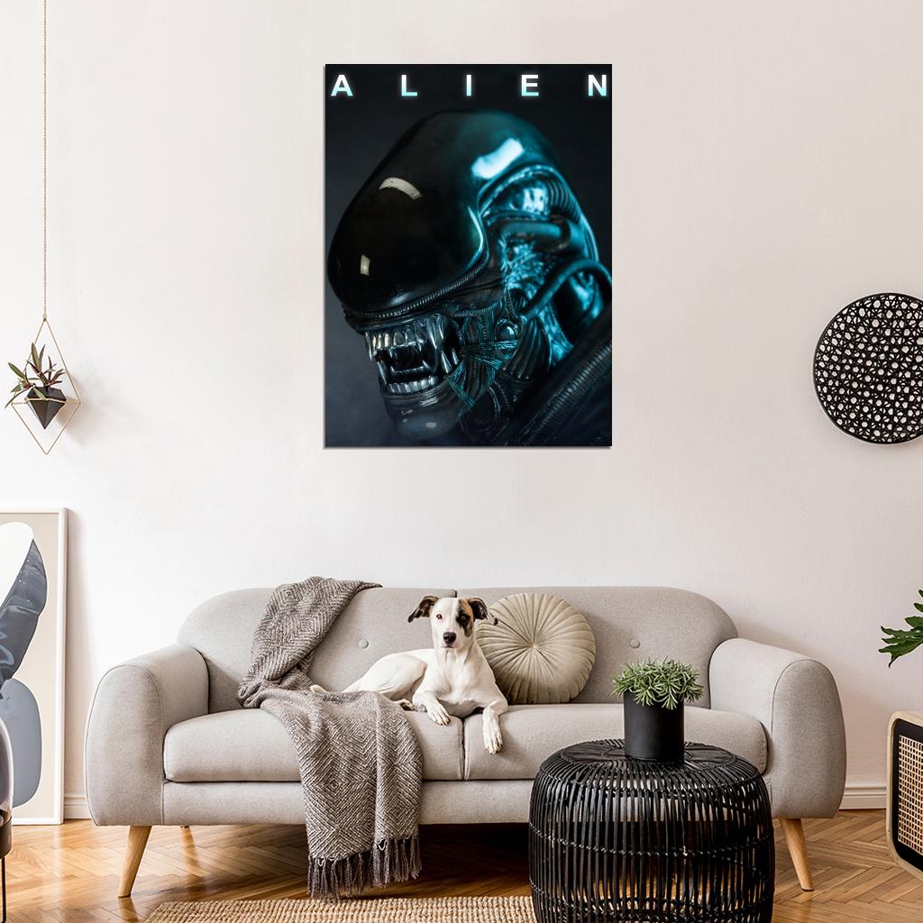 Alien Xenomorph Awesome Sci-Fi Movie Art Wall Art Print Poster