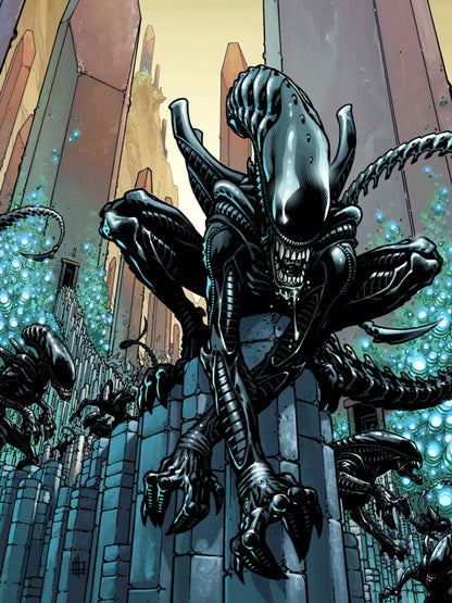 Aliens Xenomorph Awesome Sci-Fi Movie Art Wall Art Print Poster