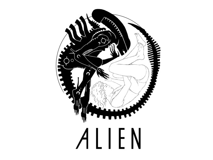 Alien 1979 Sci-Fi Movie Ellen Ripley Sigourney Weaver Cool Art Wall Art Print Poster