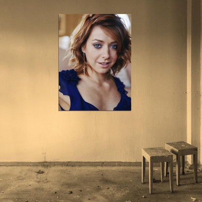 Alyson Hannigan Beautiful Actress Hot Portrait Wall Art Print Poster