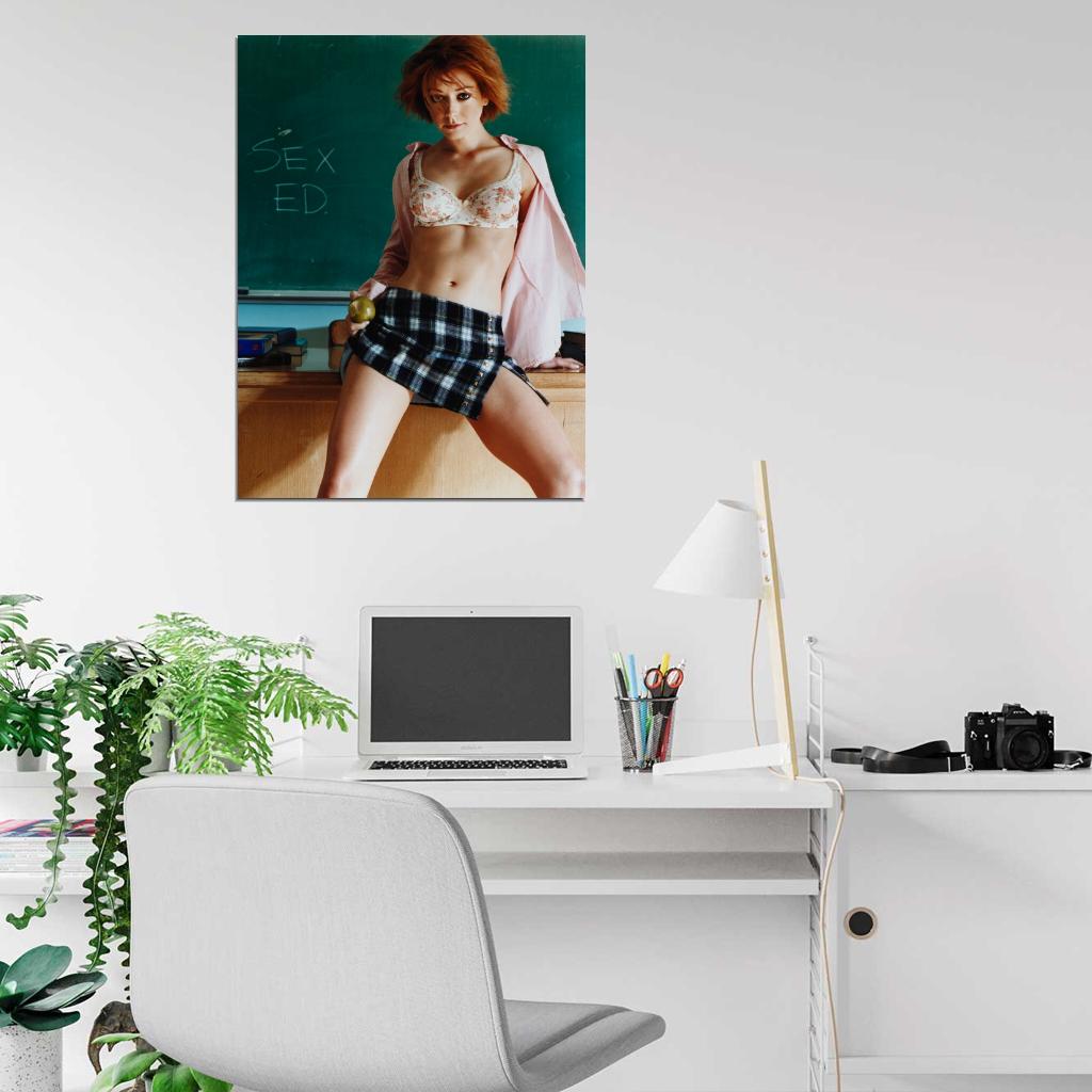 Alyson Hannigan Hot Underwear Sexy Actress Sex ED Wall Art Print Poster