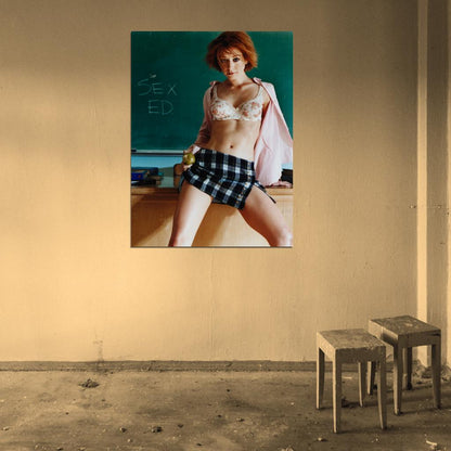 Alyson Hannigan Hot Underwear Sexy Actress Sex ED Wall Art Print Poster