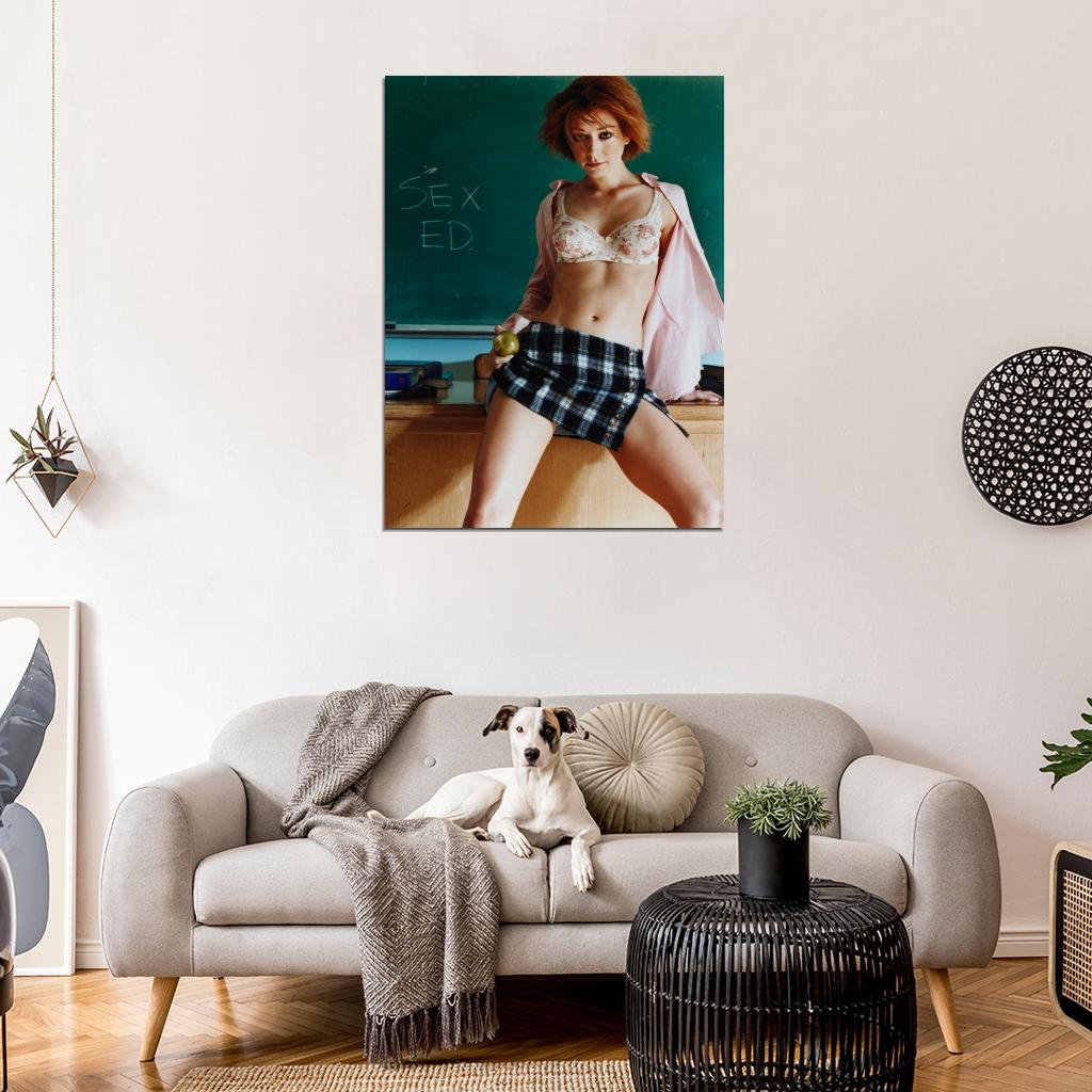 Alyson Hannigan Hot Underwear Sexy Actress Sex ED Wall Art Print Poster