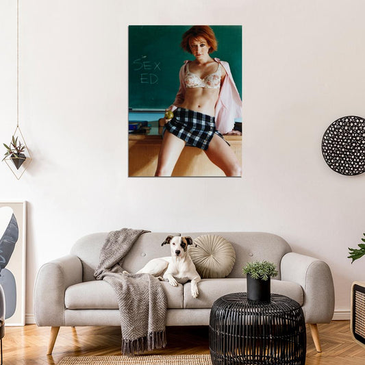 Alyson Hannigan Hot Underwear Sexy Actress Sex ED Wall Art Print Poster
