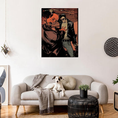 American Vampire Blood Sword Awesome Art Wall Art Print Poster