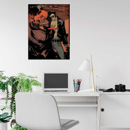 American Vampire Blood Sword Awesome Art Wall Art Print Poster