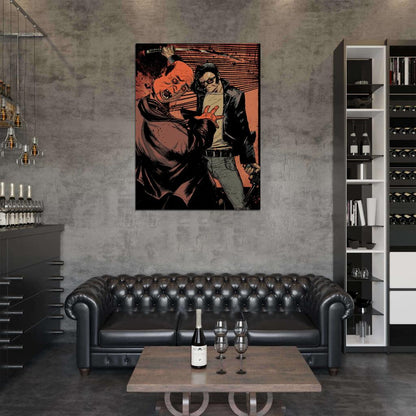 American Vampire Blood Sword Awesome Art Wall Art Print Poster