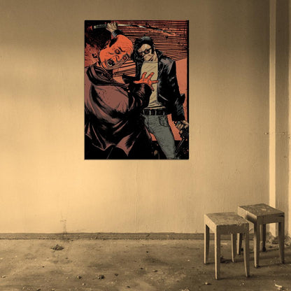 American Vampire Blood Sword Awesome Art Wall Art Print Poster