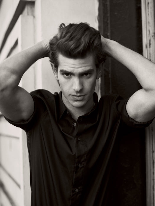 Andrew Garfield Handsome Movie Actor Hot BW Portrait Wall Art Print Poster