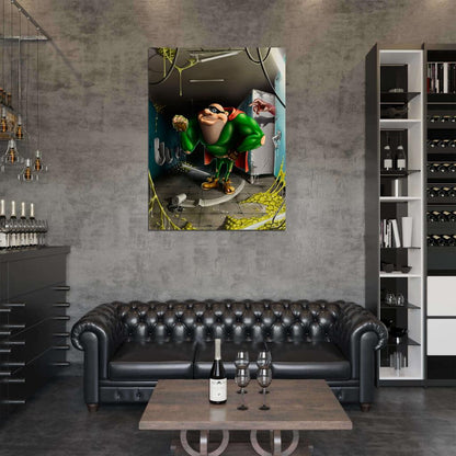 Boogerman Awesome Retro Video Game Art Sega Wall Art Print Poster