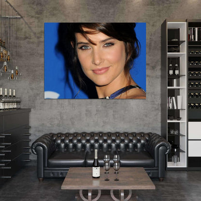 Cobie Smulders Beautiful Actress Hot Portrait Wall Art Print Poster