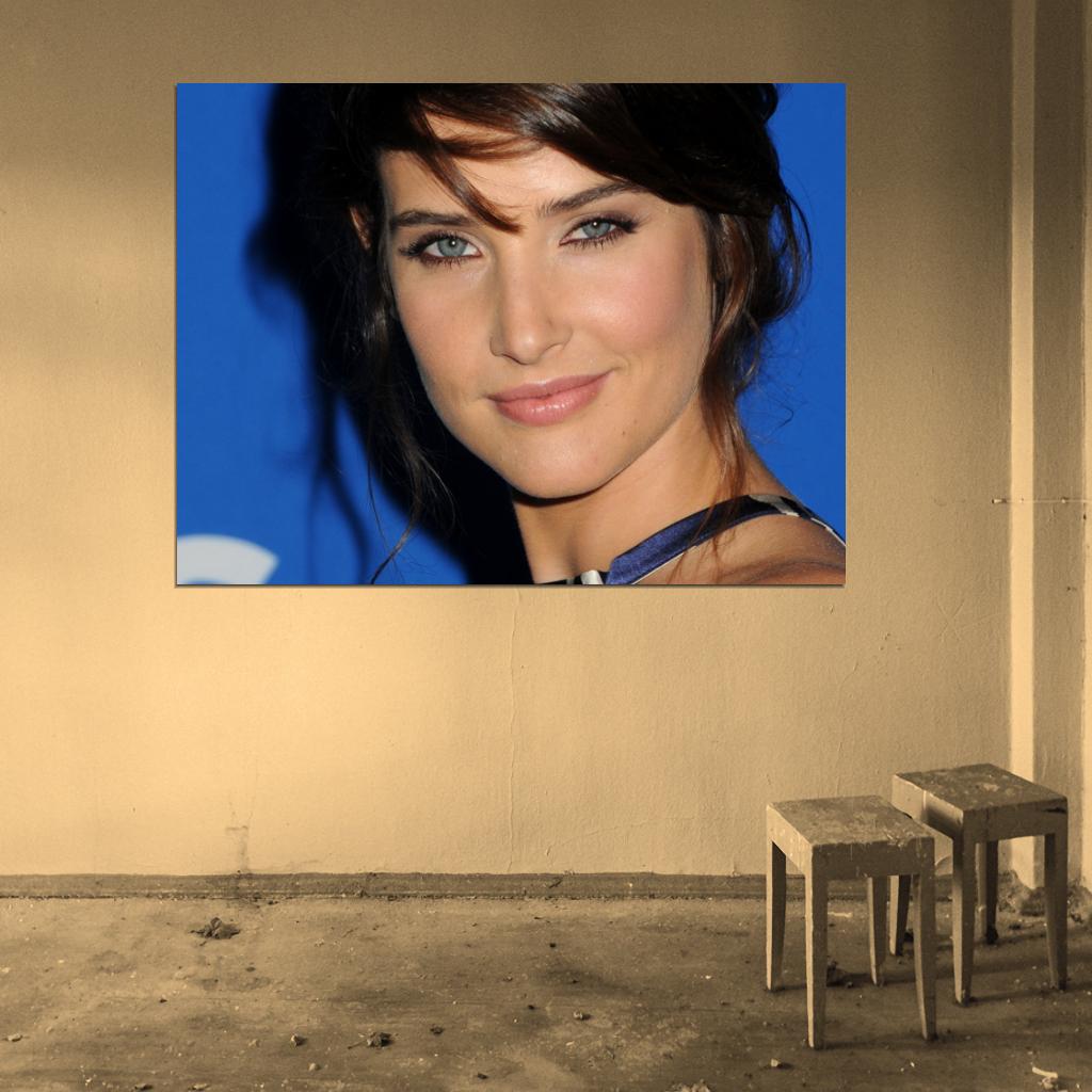 Cobie Smulders Beautiful Actress Hot Portrait Wall Art Print Poster