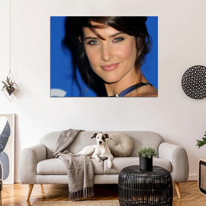 Cobie Smulders Beautiful Actress Hot Portrait Wall Art Print Poster