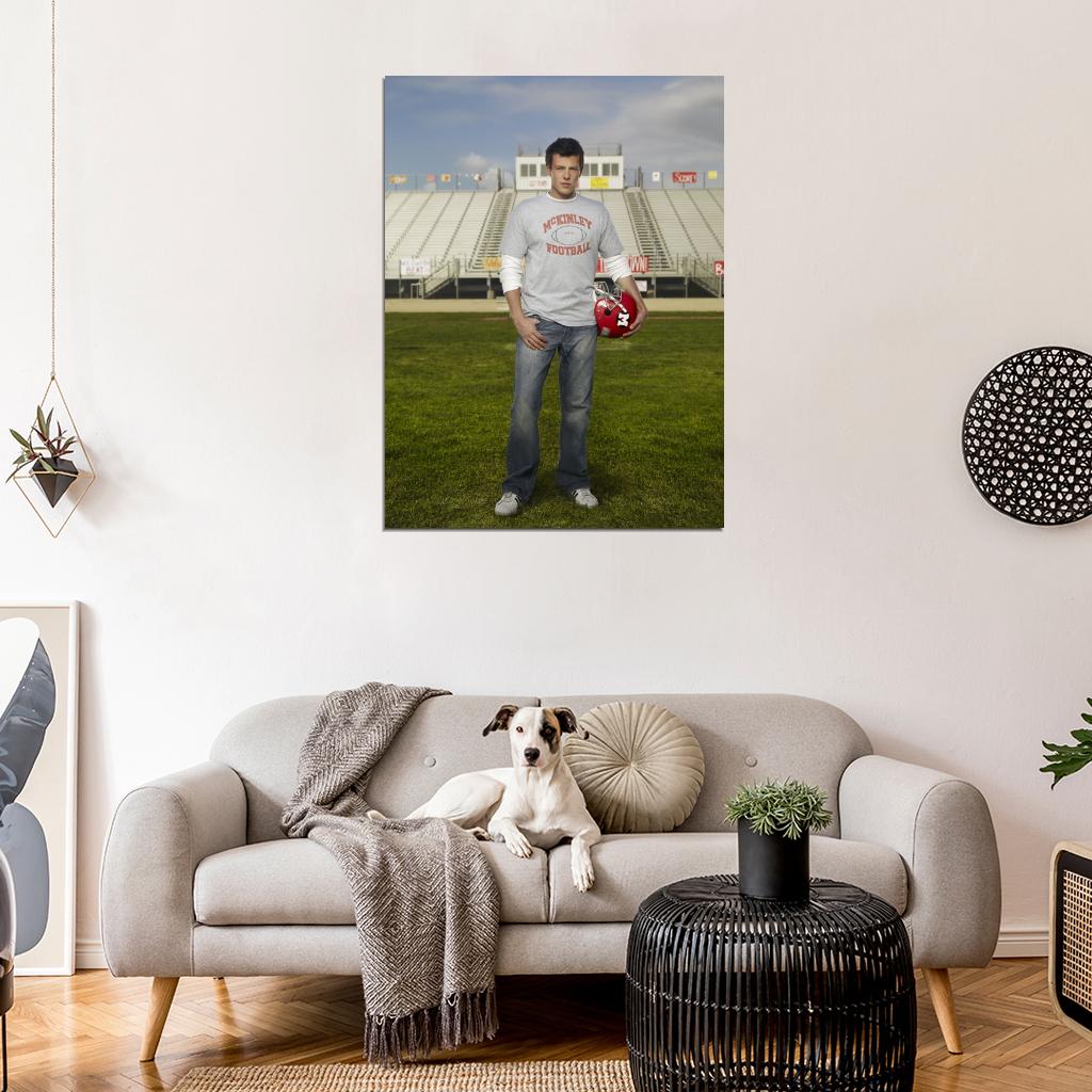 Cory Monteith Actor Football Wall Art Print Poster