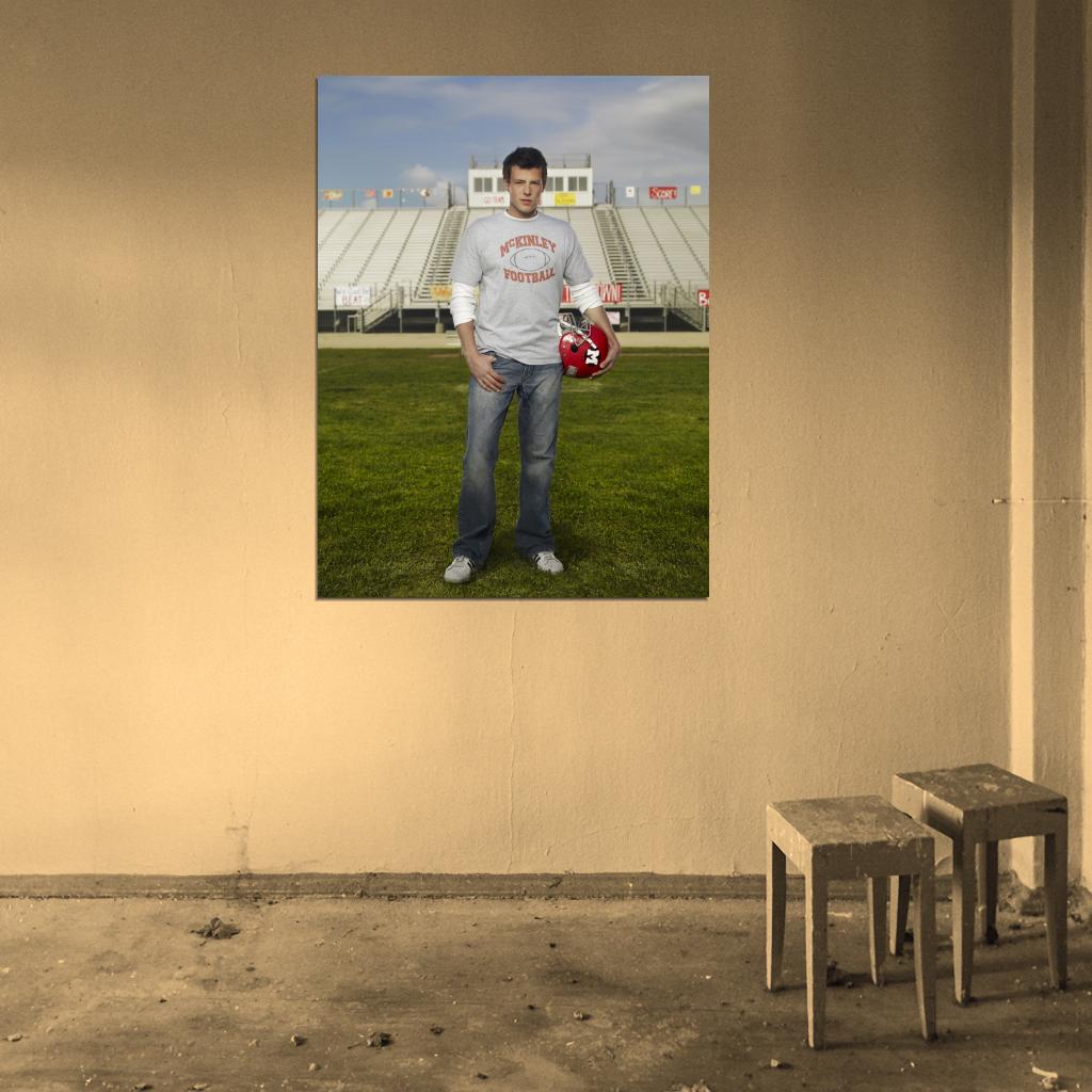 Cory Monteith Actor Football Wall Art Print Poster
