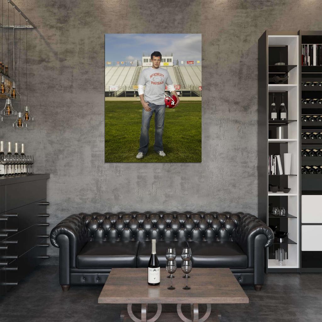Cory Monteith Actor Football Wall Art Print Poster
