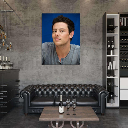 Cory Monteith Actor Portrait Wall Art Print Poster