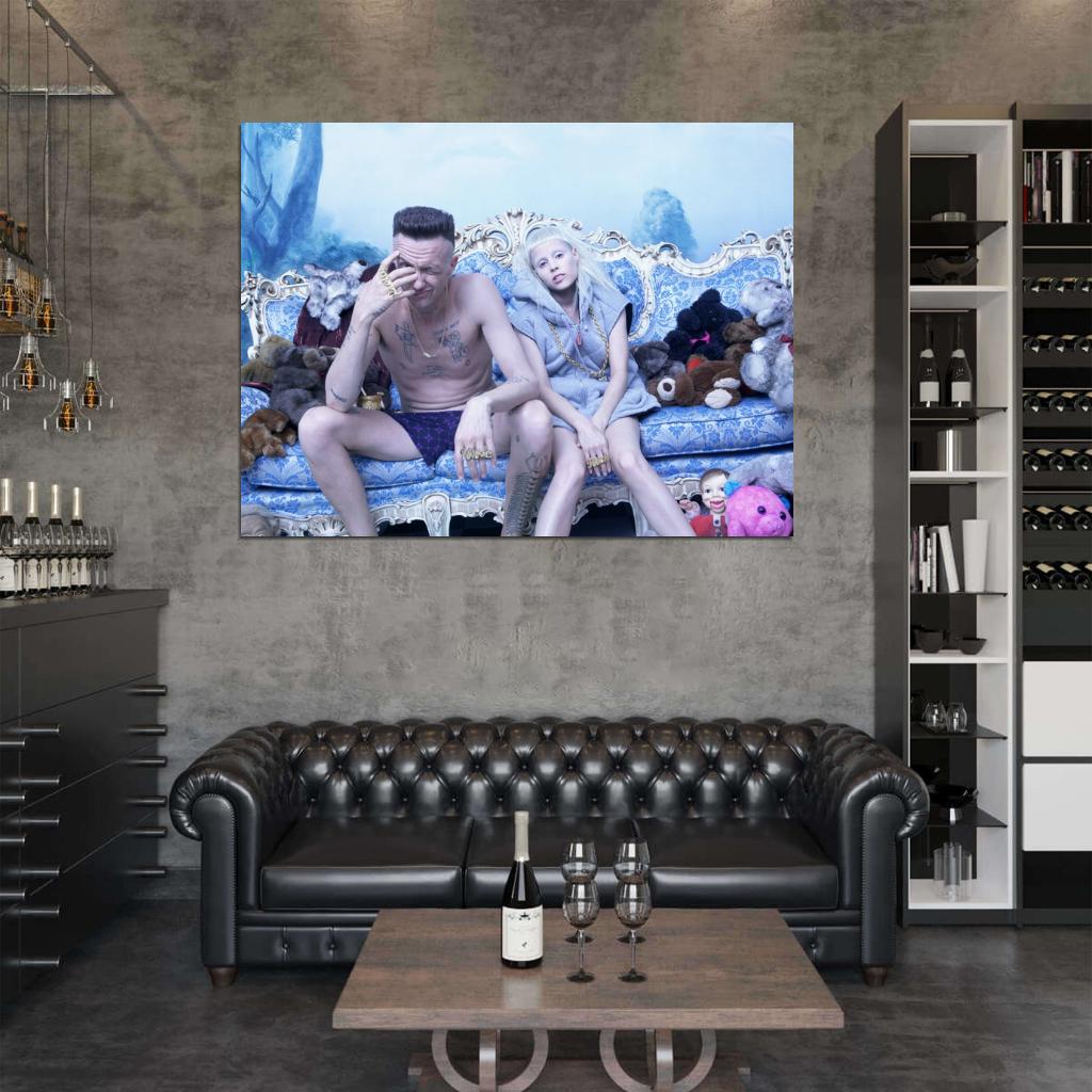 Die Antwoord Rap-Rave Band Ninja Yolandi Visser Alternative Hip-Hop Music Wall Art Print Poster