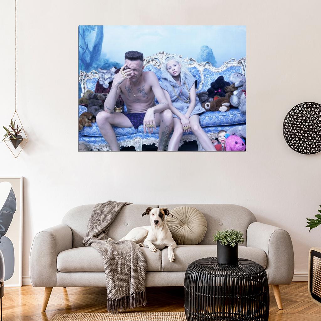 Die Antwoord Rap-Rave Band Ninja Yolandi Visser Alternative Hip-Hop Music Wall Art Print Poster
